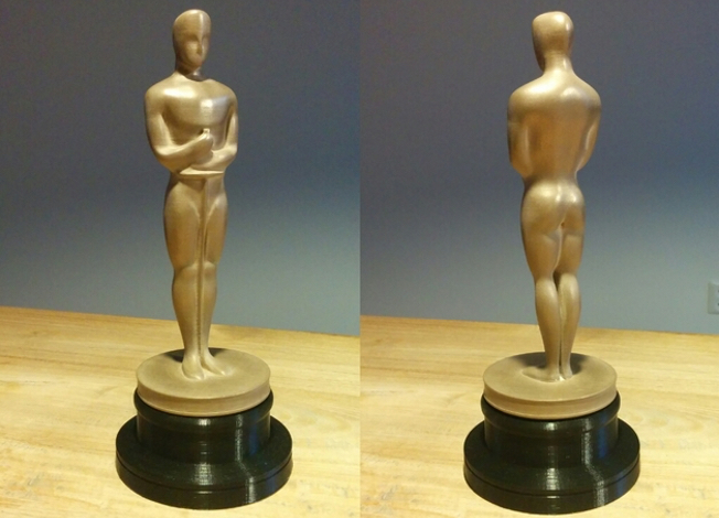 Oscar Statuette - 3D Print Model by pat460
